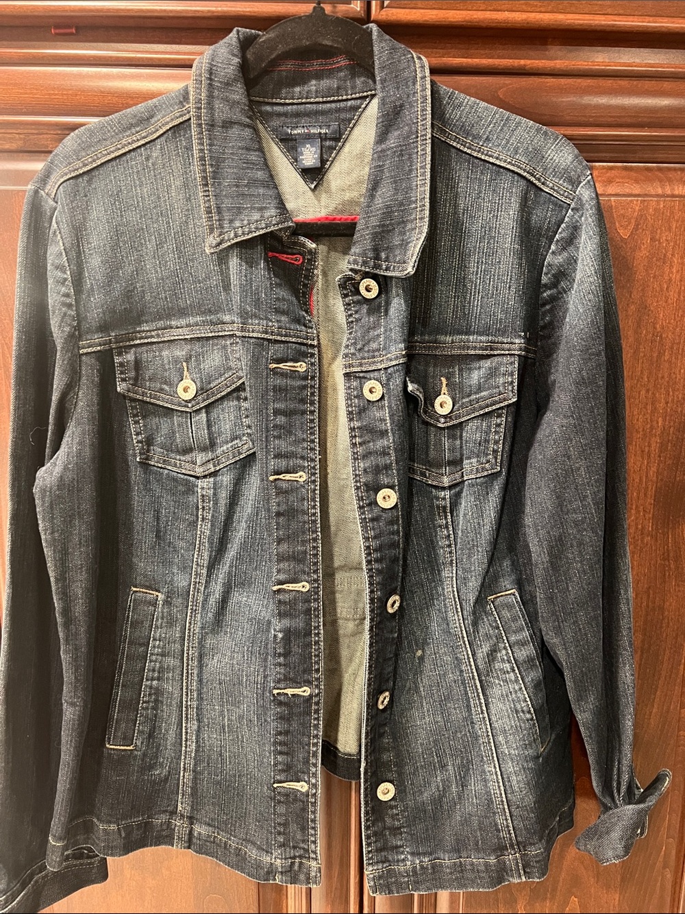 Tommy Hilfiger Dark Blue Denim Jean Jacket